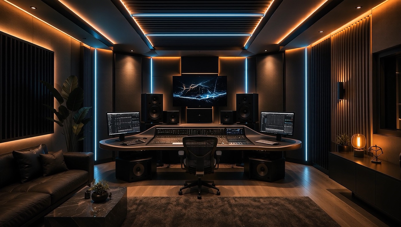Finished control room — after